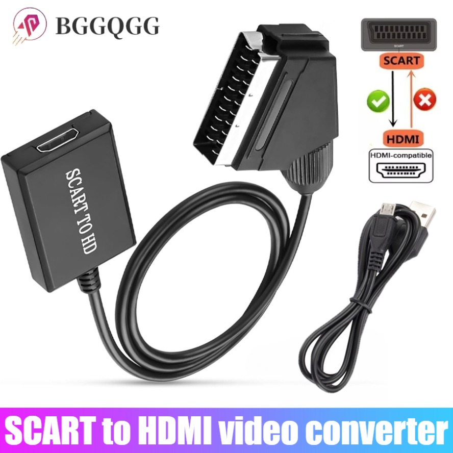 Scart To Hdmi - SCART to HDMI 互換ビデオ オーディオ アップスケール