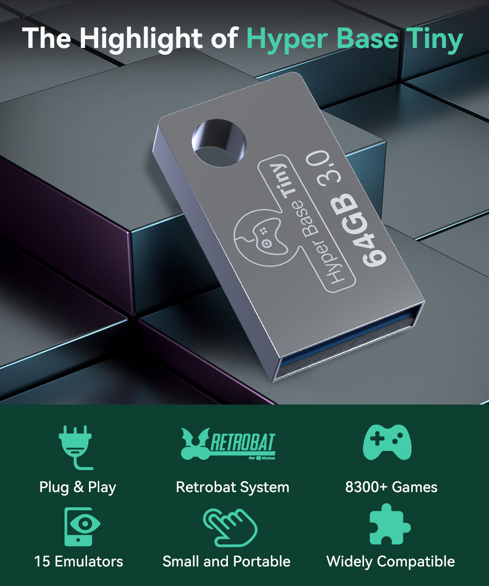JMachen 64GB ポータブルUSB 3.0 ゲーム用 - Retro Gaming Kiosk のレビューと価格