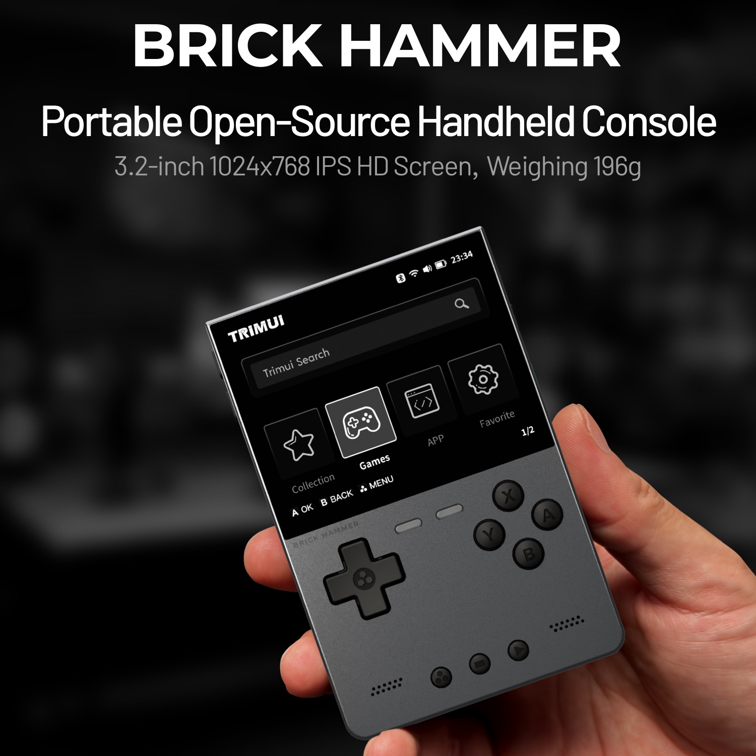 TRIMUI BRICK HAMMER レトロハンドヘルドゲ - Retro Gaming Kiosk のレビューと価格