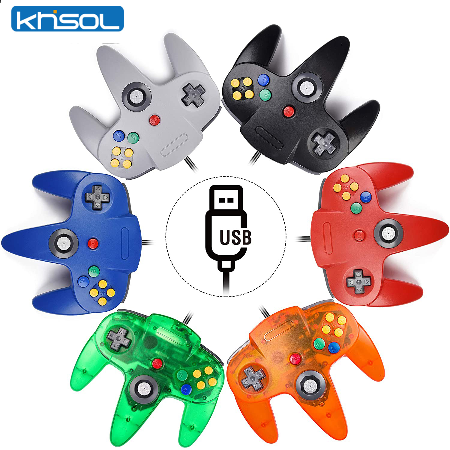 N64 コントローラクラシック USB 有線リモートゲームパ - Retro Gaming N64 のレビューと価格